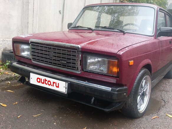 2002 Lada (ВАЗ) 2107, пурпурный - вид 1