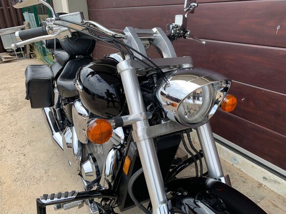 2003 Honda VTX 1800, чёрный, 699000 рублей