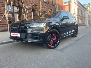 2021 Audi Q7 55 TFSI II (4M) Рестайлинг, чёрный, 6400000 рублей, вид 1