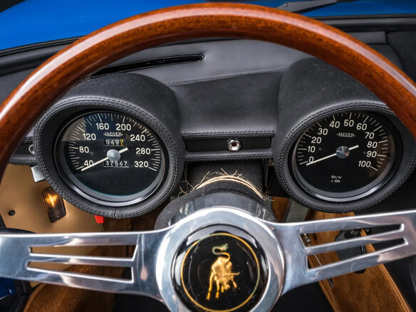 1967 Lamborghini Miura, синий - вид 21