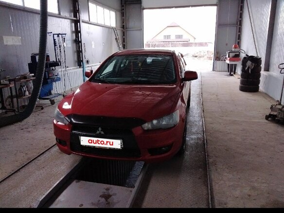 2008 Mitsubishi Lancer X, красный, 999000 рублей