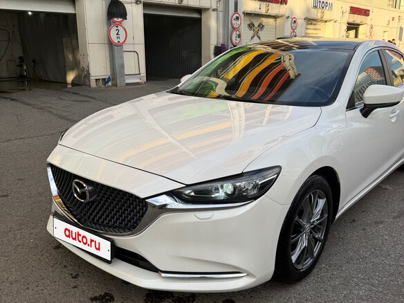2019 Mazda 6 III (GJ) Рестайлинг 2, белый, 2180000 рублей - вид 1