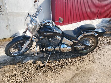 1998 Yamaha XVS400 Drag Star, чёрный, 340000 рублей, вид 2