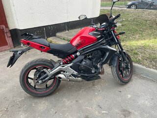 2012 Kawasaki ER-6N, красный, 490000 рублей, вид 1