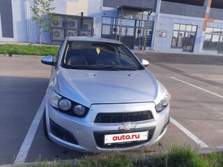 2012 Chevrolet Aveo II, серебристый, 430000 рублей, вид 3