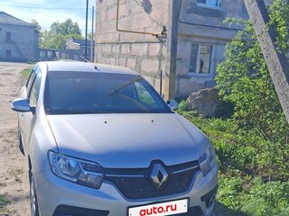2018 Renault Logan II Рестайлинг, серебристый, 1000000 рублей, вид 1