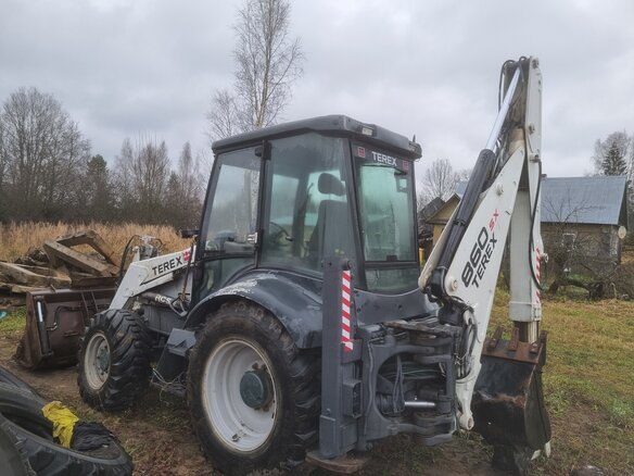 2004 Terex Экскаваторы-погрузчики, серый, 2400000 рублей - вид 5
