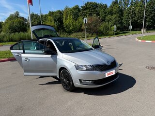 2017 Skoda Rapid I Рестайлинг, серебристый, 1350000 рублей, вид 4