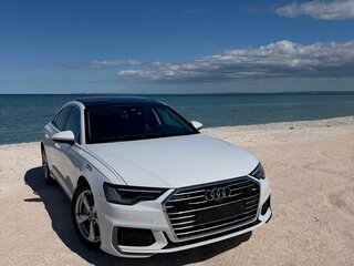 2019 Audi A6 40 TDI V (C8), белый, 4200000 рублей, вид 1