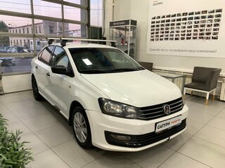 2015 Volkswagen Polo V Рестайлинг, белый, 399000 рублей, вид 4