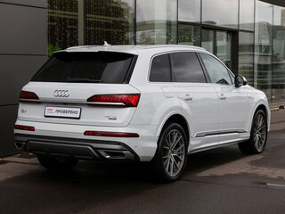 2020 Audi Q7 45 TDI II (4M) Рестайлинг, белый, 5898000 рублей, вид 5