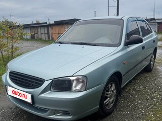 2008 Hyundai Accent ТагАЗ II, зелёный, 650000 рублей, вид 1