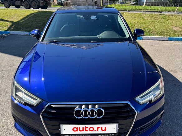 2019 Audi A4 V (B9), синий, 2630000 рублей - вид 1