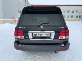 2006 Lexus LX 470 II Рестайлинг, чёрный, 2283840 рублей, вид 4