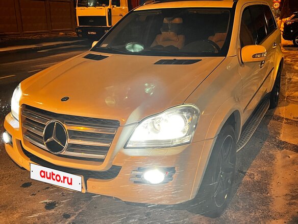 2008 Mercedes-Benz GL-Класс 500 I (X164), белый, 1850000 рублей