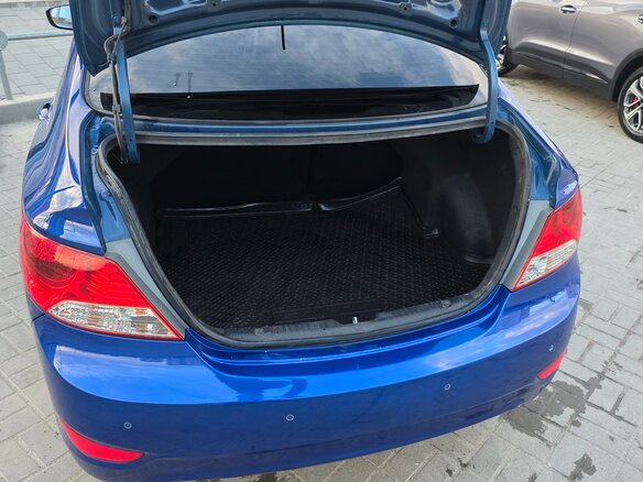 2012 Hyundai Solaris I, синий, 815000 рублей - вид 15