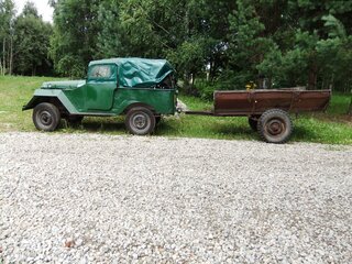 1953 ГАЗ ГАЗ 67, зелёный, 400000 рублей, вид 4