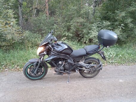 2012 Kawasaki ER-6N, чёрный, 450000 рублей, вид 1