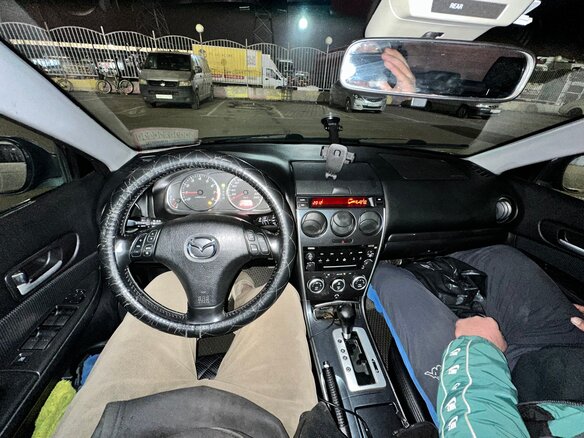 2006 Mazda 6 I (GG) Рестайлинг, серый, 600000 рублей - вид 4