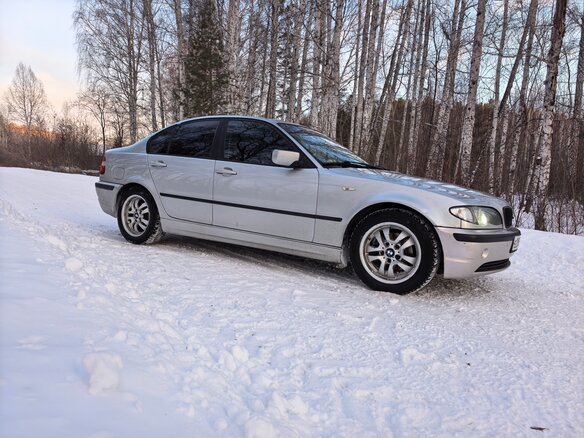 2002 BMW 3 серии 318i IV (E46) Рестайлинг, серебристый - вид 5