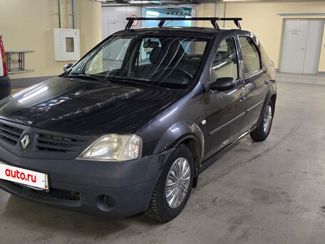 2006 Renault Logan I, серый, 270000 рублей, вид 1
