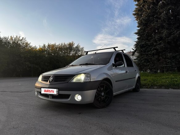 2007 Renault Logan I, серебристый, 270000 рублей - вид 1