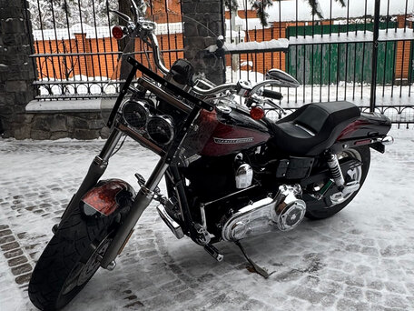 2009 Harley-Davidson Fat Bob, чёрный, 1040000 рублей, вид 1