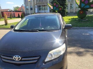 2008 Toyota Corolla X (E140, E150), чёрный, 800000 рублей, вид 1