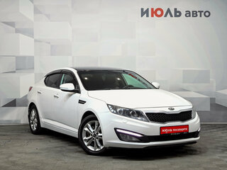 2013 Kia Optima III Рестайлинг, белый, 1200000 рублей, вид 3