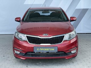 2016 Kia Rio III Рестайлинг, красный, 1140000 рублей, вид 2