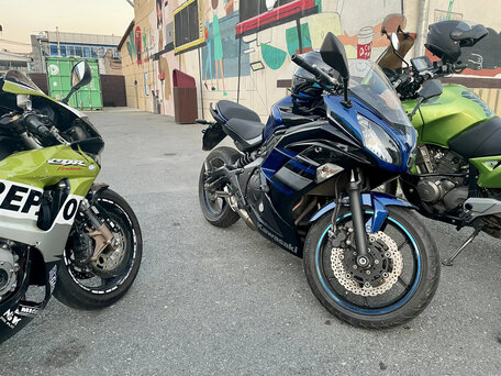 2015 Kawasaki Ninja 400, синий, 390000 рублей, вид 1
