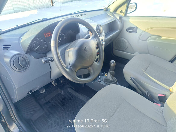 2009 Renault Logan I, чёрный, 280000 рублей - вид 6