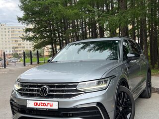 2021 Volkswagen Tiguan Allspace II Рестайлинг, серый, 3300000 рублей, вид 3