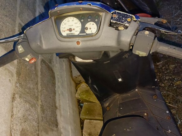 2000 Yamaha BWs, синий, 35000 рублей - вид 6
