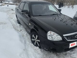 2017 Lada (ВАЗ) Priora I Рестайлинг, чёрный, 499000 рублей, вид 4