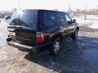 2004 Toyota Land Cruiser 105 100 Series Рестайлинг 1, чёрный, 2100000 рублей, вид 4