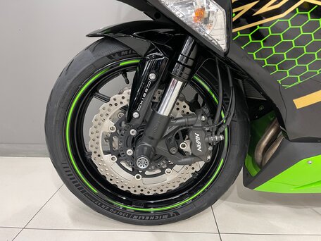 2020 Kawasaki ZX-6 Ninja, зелёный, 880000 рублей, вид 5
