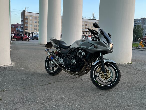2007 Honda CB 400 Super Four, серый, 430000 рублей - вид 3