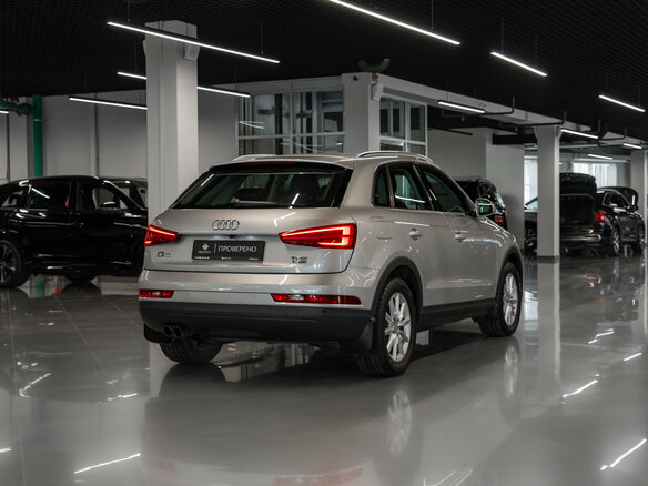 2015 Audi Q3 I (8U) Рестайлинг, серебристый - вид 4