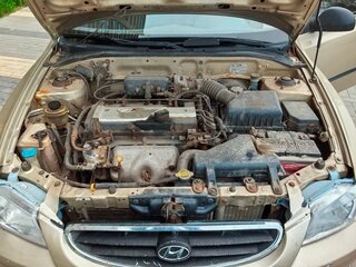 2006 Hyundai Accent ТагАЗ II, бежевый, 199000 рублей, вид 5