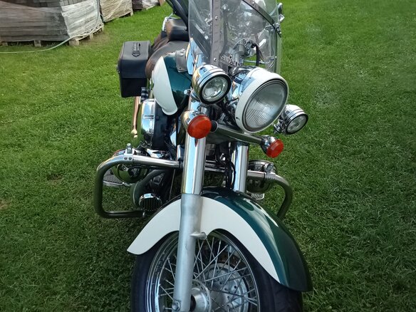 1997 Honda Shadow 400, зелёный, 385000 рублей - вид 6
