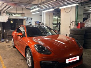 2019 Porsche Panamera 4S II, оранжевый, 8450000 рублей, вид 4