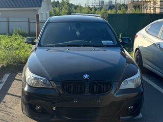 2007 BMW 5 серии 525i V (E60/E61) Рестайлинг, чёрный, 825000 рублей, вид 1