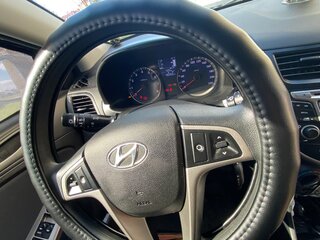 2015 Hyundai Solaris I Рестайлинг, коричневый, 1000000 рублей, вид 5