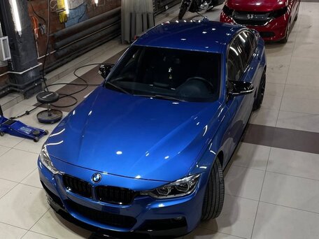 2016 BMW 3 серии 320i xDrive VI (F3x) Рестайлинг, синий, 2600000 рублей, вид 2