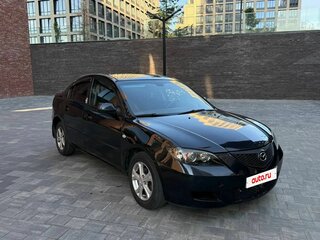2007 Mazda 3 I (BK) Рестайлинг, чёрный, 300000 рублей, вид 3