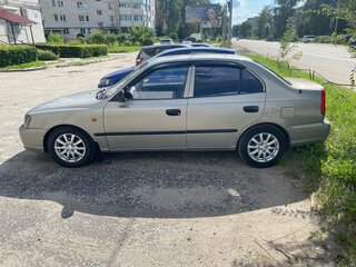 2008 Hyundai Accent ТагАЗ II, бежевый, 320000 рублей, вид 4