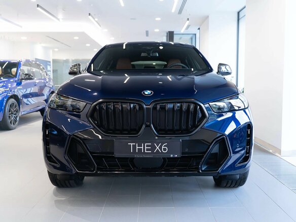 2025 BMW X6 40d III (G06) Рестайлинг, синий, 17700000 рублей - вид 2