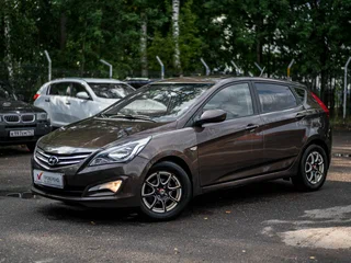2015 Hyundai Solaris I Рестайлинг, коричневый, 649000 рублей, вид 1