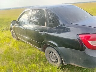 2013 Lada (ВАЗ) Granta I, чёрный, 260000 рублей, вид 5